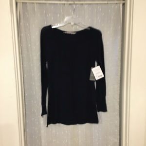 Athleta Cashmere thin Sweater- Navy- XS